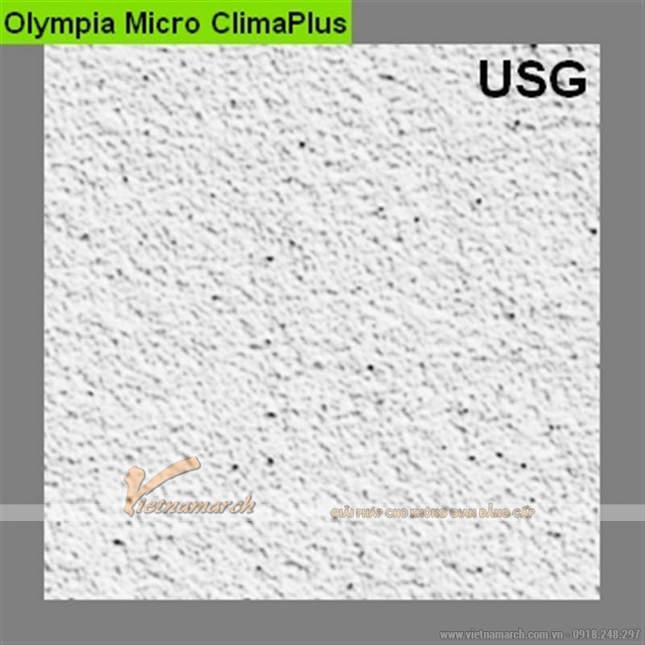 tấm trần sợi khoáng USG Olympia Micro Climaplus 5