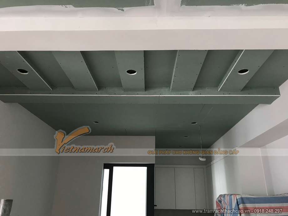 Dự án thi công trần thạch cao tại chung cư Aquabay Hưng Yên