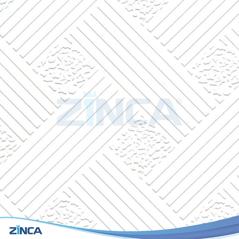 Tấm thạch cao thả ZINCA phủ PVC ZA 106