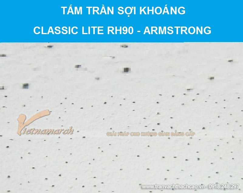 Tấm trần sợi khoáng Classic Lite RH90 - Armstrong
