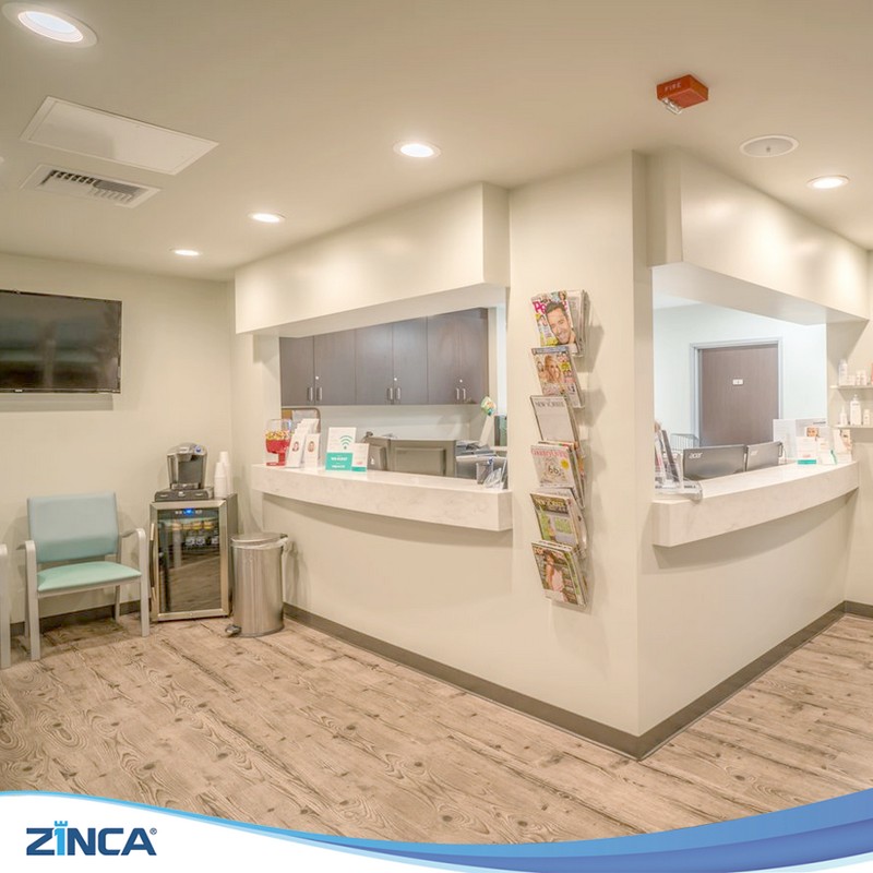 Cửa thăm trần Zinca ứng dụng trong không gian văn phòng