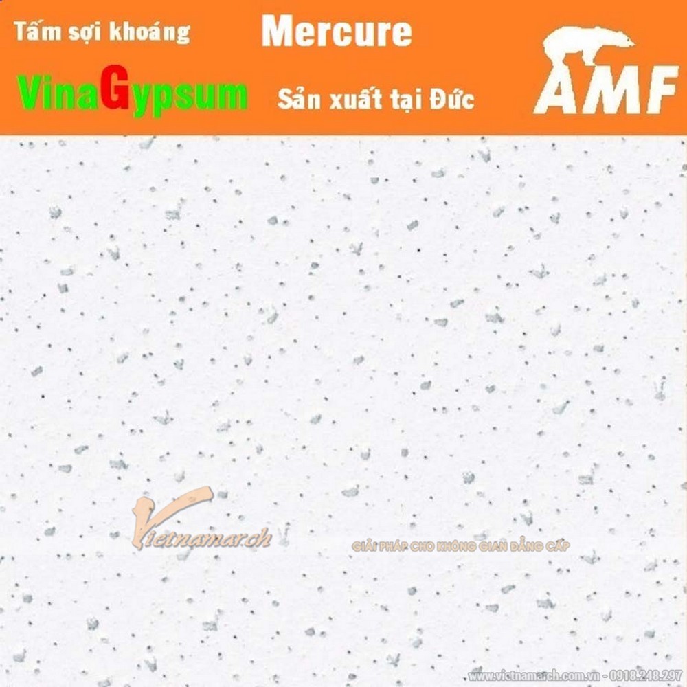 Tấm sợi khoáng AMF THERMATEX Mercure vuông cạnh SK