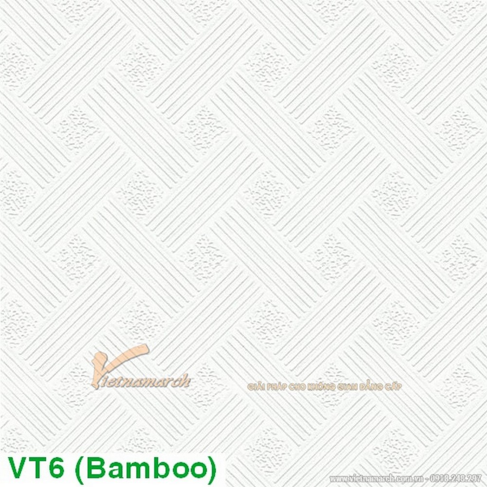 Tấm thạch cao trang trí phủ PVC - VT6