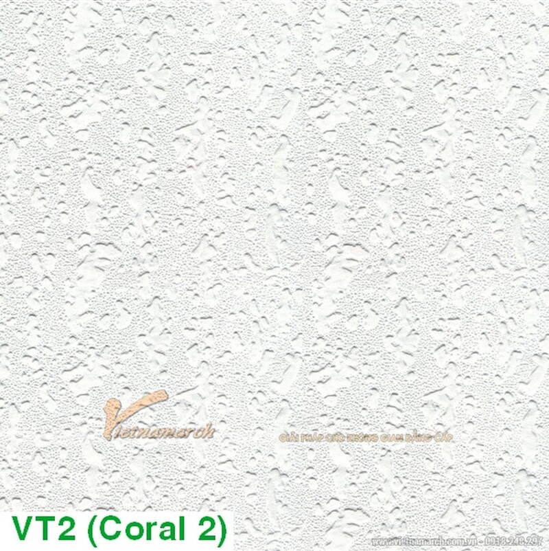 tấm trần phủ nhựa pvc coral vt2