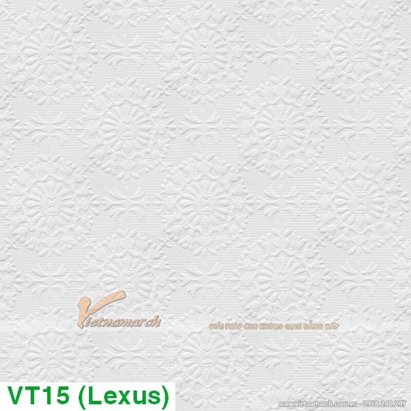 tấm trần phủ nhựa pvc lexus vt15