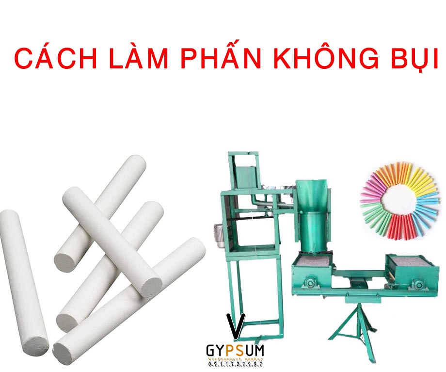 Các bước làm phấn không bụi Các bước làm phấn không bụi