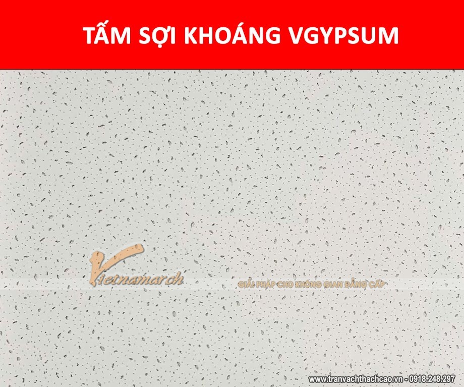 Tấm sợi khoáng Vgypsum giá rẻ